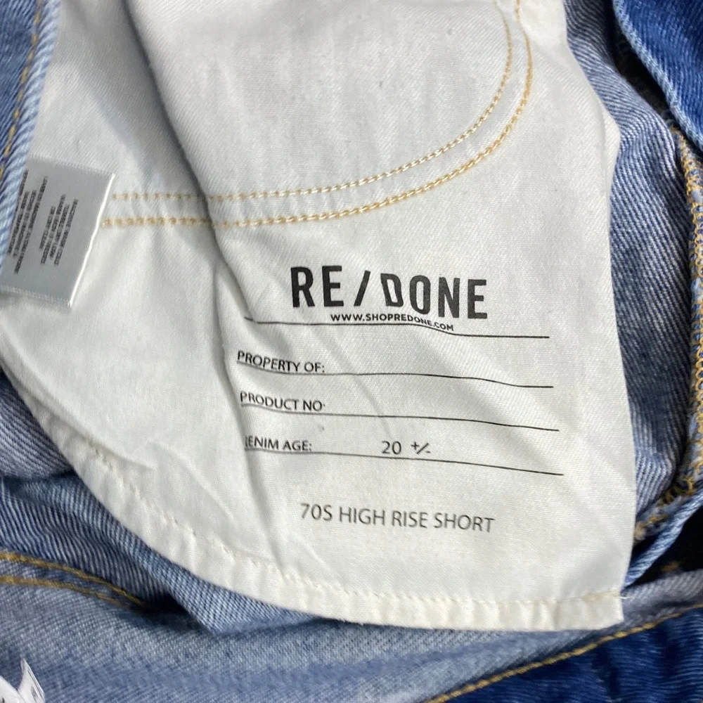 Re/Done 70’s High Rise Shorts [1297] - Picture 9 of 11